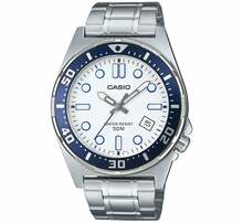Casio Diver 50M, 43,5 mm, valge