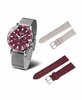 Meeste käekell Vostok Europe Undinė VK68-515A774BR, cranberry