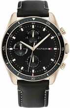 Meeste kell Tommy Hilfiger Parker 1791836, must/roosa kuld