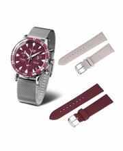 Meeste käekell Vostok Europe Undinė VK68-515A774BR, cranberry