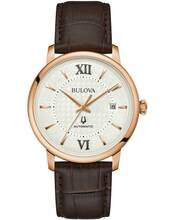 Meeste käekell Bulova Hudson Automatic 97B225, hõbe