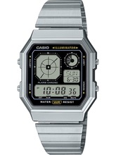 Meeste kell Casio A130WE-1AEF, hõbedane