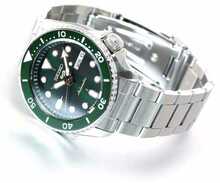 Meeste kell Seiko 5 Sports SRPD63K1, roheline