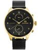 Meeste kell Tommy Hilfiger Chase 1791580, must/kuldne