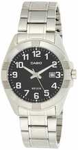 Meeste kell Casio COLLECTION MTP-1308D-1BVDF, must/hõbe, 43,5 mm