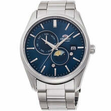 Meeste kell Orient Contemporary Sun & Moon RA-AK0308L10B, sinine