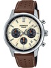 Meeste käekell Casio Edifice EFR-575L-7AEF, 40,5 mm, champagne
