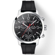 Meeste käekell Tissot T-Sport PRC 200 Chronograph T114.417.17.057.00, must