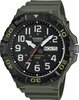 Meeste kell Casio MRW-210H-3AVDF, roheline/must