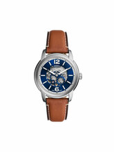 Meeste käekell Fossil Heritage Automatic Skeleton ME3263, pruun