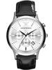 Meeste kell Emporio Armani AR2432 Renato, ZI012B, must/hõbe