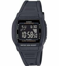 Meeste kell Casio W-201-1BVEG, must, 36 mm
