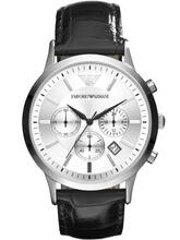 Meeste kell Emporio Armani AR2432 Renato, ZI012B, must/hõbe