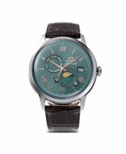 Meeste käekell Orient Classic Bambino 2nd Generation Version9 Sun & Moon Automatic RA-AK0805E30B