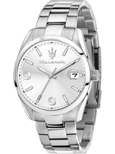 Meeste kell Maserati Attrazione R8853151014, hõbedane