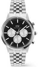 Meeste kell Daniel Wellington Iconic 42 Chronograph DW00100873, hõbedane