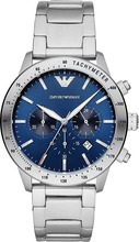 Meeste kell Emporio Armani AR11306 Mario, hõbe/sinine