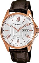 Meeste kell Casio MTP-1384L-7AVDF, karbiga, valge