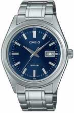 Meeste kell Casio MTP-B180D-2A, sinine sihverplaat, hõbedane käerihm