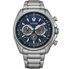Meeste kell Citizen Eco-Drive CA4560-81L, sinine/roostevaba teras