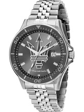 Meeste kell Maserati Sfida R8853140010, hõbe, 44 mm