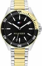 Meeste kell Tommy Hilfiger Logan 1792013, ZF106A, hõbe/kuld, 43 mm