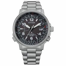 Meeste käekell Citizen Pilot CB0240-88E, 42,4 mm, must/hõbe