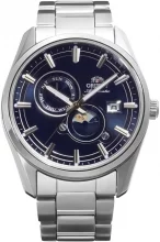 Mehaaniline käekell Orient Stretto Sun & Moon Automatic RA-AK0315L30B, sinine