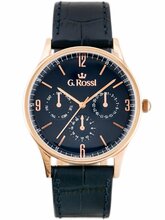 Meeste käekell G. Rossi 10737A-6F3, hõbe