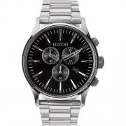 Meeste kell Nixon Sentry Chrono A386-000, hõbe