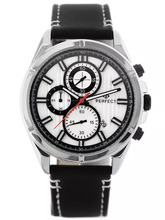 Meeste kell Perfect CH03L - CHRONOGRAPH zp352e, hõbedane