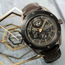 Meeste käekell Orient Star Avant-garde Skeleton Automatic RE-AV0A04B00B, must