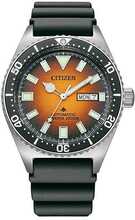 Meeste käekell Citizen Promaster Marine Automatic Diver Challenge NY0120-01ZE, oranž