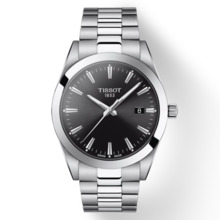 Meeste käekell Tissot T-Classic Gentlemen T127.410.11.051.00, must