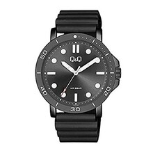 Meeste käekell Q&Q Attractive QB86J502Y, 44 mm, must