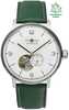 Meeste kell Zeppelin Hindenburg Open Heart Automatic 8066-1N, valge