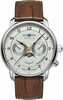 Meeste käekell Zeppelin Friedrichshafen 8536-1 Captains Line Moon Phase, 40 mm, valge