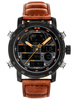 Meeste kell Naviforce NF9160, ZN094E, must/pruun