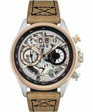 Meeste kell AVI-8 Hawker Harrier II Matador Chronograph AV-4065-02, 45 mm