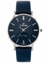 Meeste kell G. Rossi 10401A-6F1, hõbedane