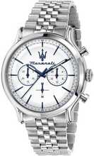 Meeste kell Maserati Epoca Chronograph R8873618034, 42 mm, valge