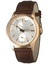 Meeste käekell Zeno Watch Basel Gentleman Big Date 6662-7004Q-PGR-F3, 42 mm, kullatud