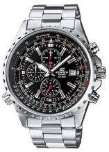 Meeste käekell Casio EF-527D-1AVEF, must/hõbe