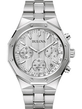 Meeste käekell Bulova Classic Chronograph 96B408, 44 mm, hõbe