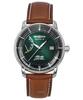 Meeste käekell Zeppelin Atlantic 8462-4, 41 mm, tume roheline nahast rihm