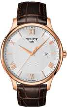 Meeste kell Tissot T-Classic Tradition T063.610.36.038.00, pruun/kuldne