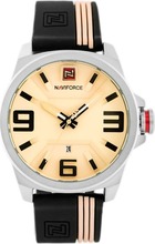 Meeste kell Naviforce NF9098, beež/must