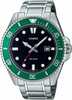 Meeste kell Casio Collection MDV-107D-3A, hõbe/roheline