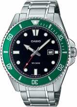 Meeste kell Casio Collection MDV-107D-3A, hõbe/roheline