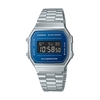 Meeste käekell Casio A168WEM-2BEF, hõbedane
